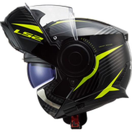 Casco ls2 scope ff902 negro amarillo