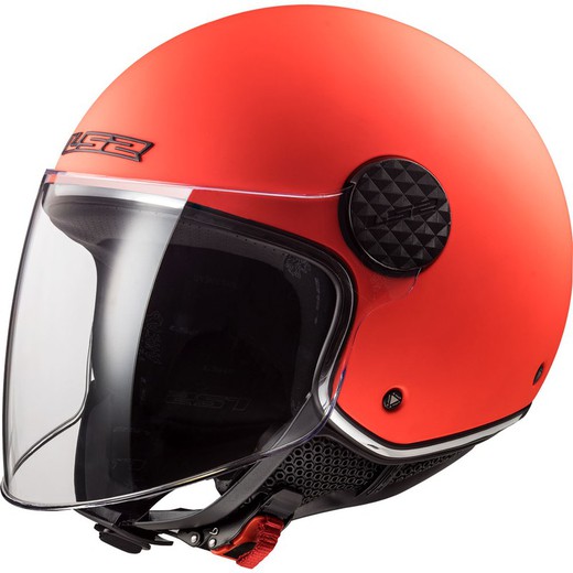 Casco ls2 sphere lux solid naranja