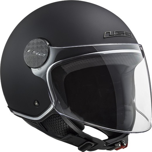 Casco ls2 sphere lux solid negro mate