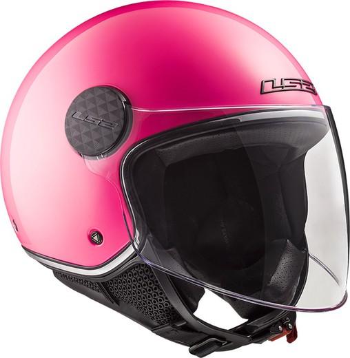 Casco ls2 sphere lux solid rosa