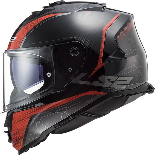 Casco ls2 storm classy rojo