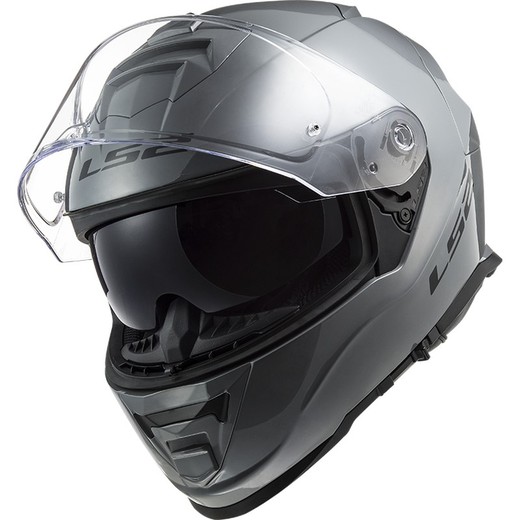 Casco LS2 Storm II SOLID Nardo gris FF800