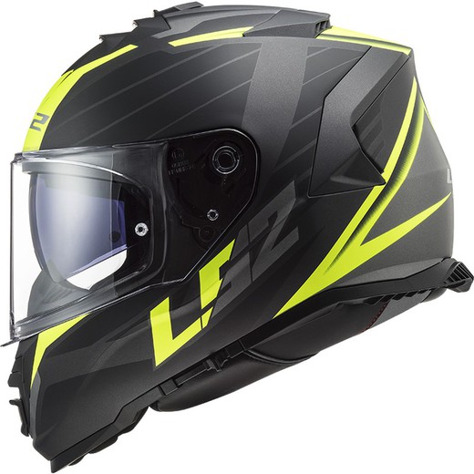 Casco LS2 Storm II NERVE negro/amarillo FF800