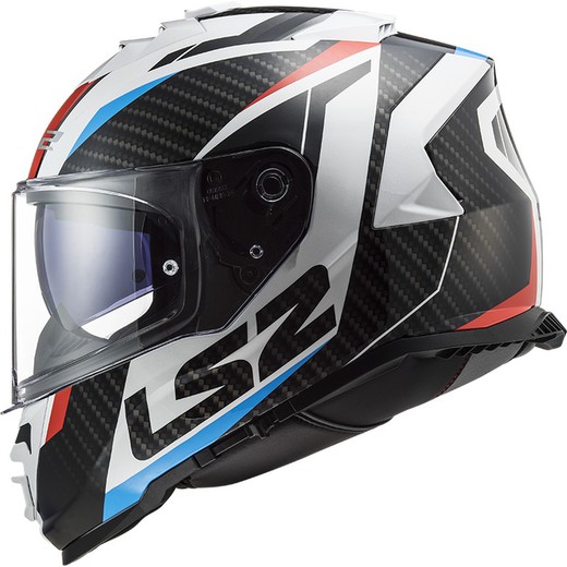 Casco LS2 Storm II RACE azul/rojo FF800