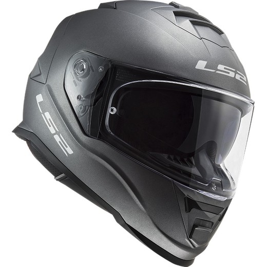 Casco LS2 Storm II SOLID titaneo mate FF800