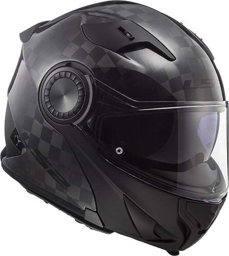 Casco ls2 vortex carbono brillo ff313