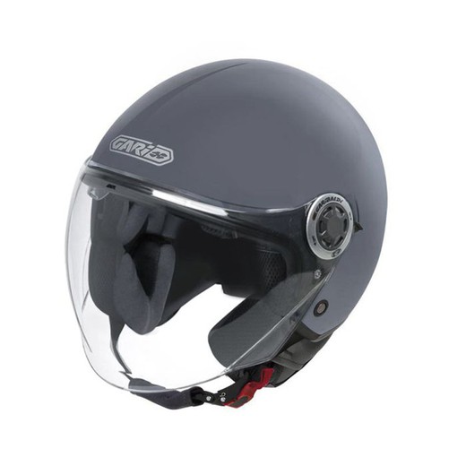 Casco Moto Jet Garibaldi G20 Gris Brillo. ECE 22.06.