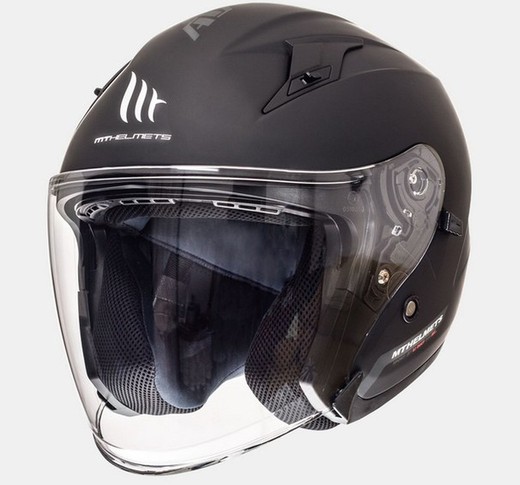 Casco mt avenue negro mate