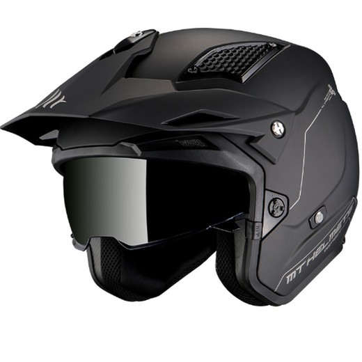 Casco mt district sv negro mate