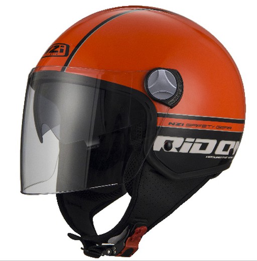 Casco nzi capital 2 duo ridon orange black