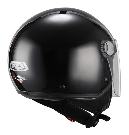 Casco nzi capital 2 duo negro brillo