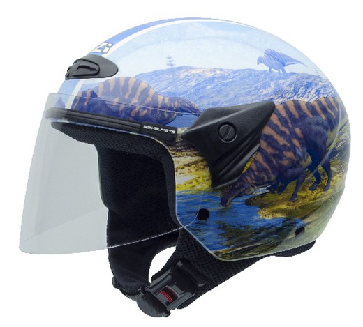 Casco nzi helix ii junior graphics rex