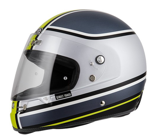 Casco nzi street track 4 outline white&yellow