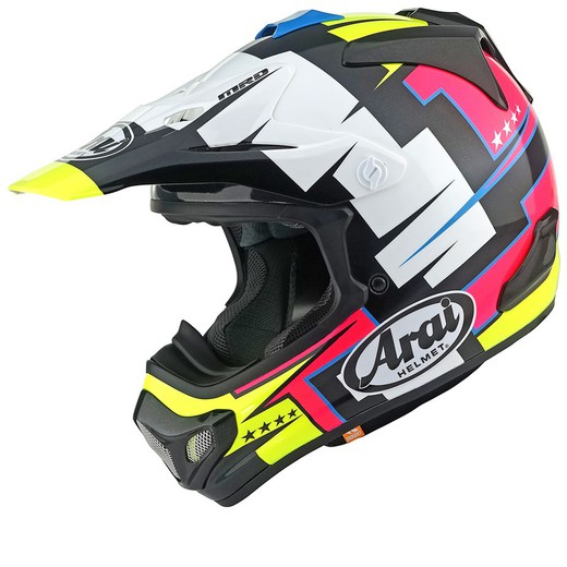 Casco Off Road Arai MX-V EVO - Battle - Amarillo