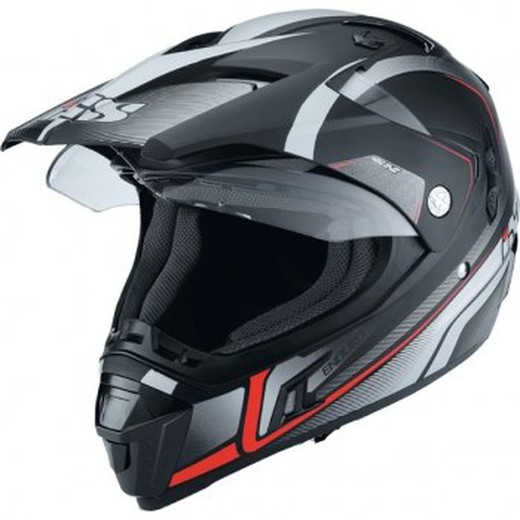 Casco off-road ixs hx-297 bicolor