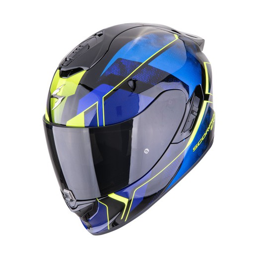 Casco Scorpio EXO-1400 EVO II AIR Intenso Negro-Azul