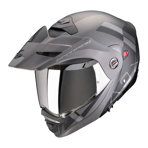 Casco Scorpion ADX-2 GALANE Negro mate-Plata