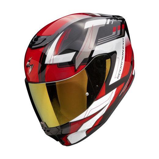 Casco Scorpion EXO-391 CAPTOR Negro-Rojo