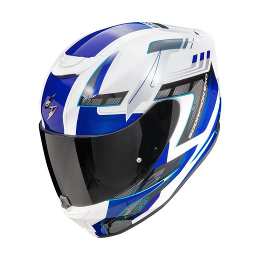 Casco Scorpion EXO-391 CAPTOR Blanco-Azul