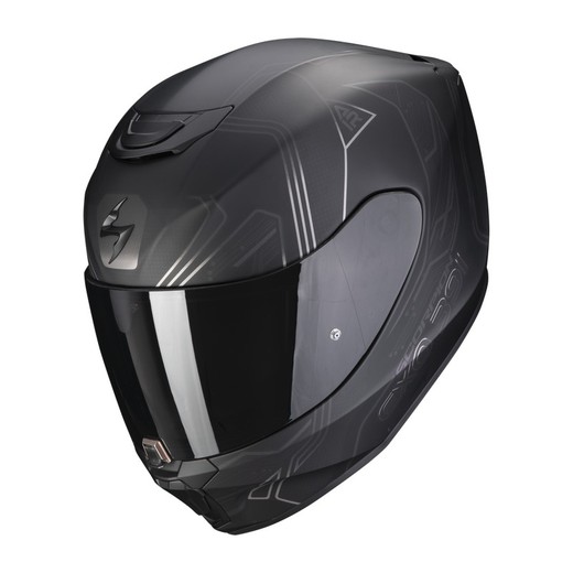 Casco Scorpion EXO-391 Spada Negro mate camaleón.