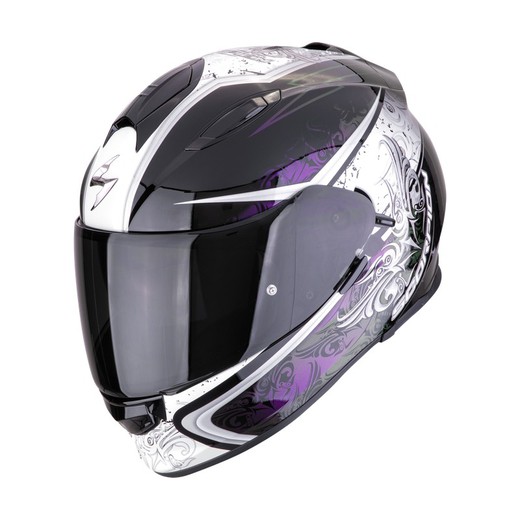 Casco Scorpion EXO-491 RUN Negro-Camaleon