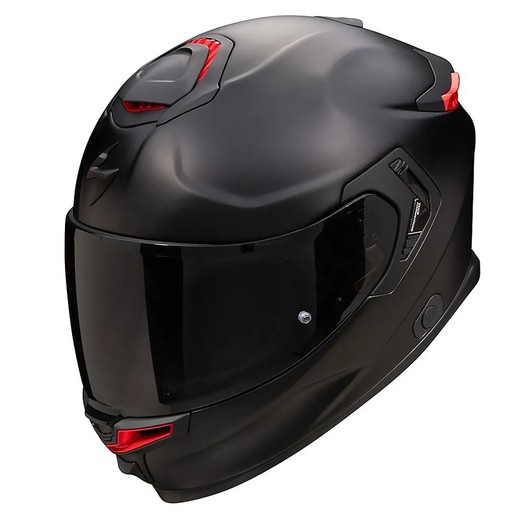 Casco Scorpion EXO-GT SP AIR Solid Negro mate-Rojo