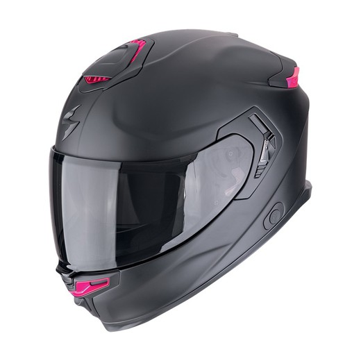 Casco Scorpion EXO-GT SP AIR Solid Negro mate-Rosa