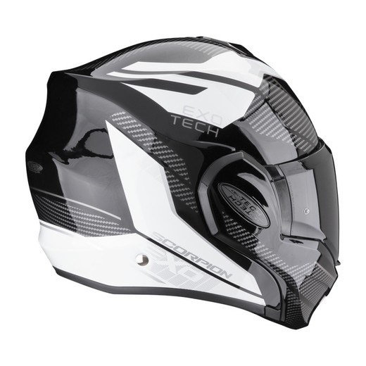 Casco Scorpion EXO-TECH EVO Animo Negro-Blanco