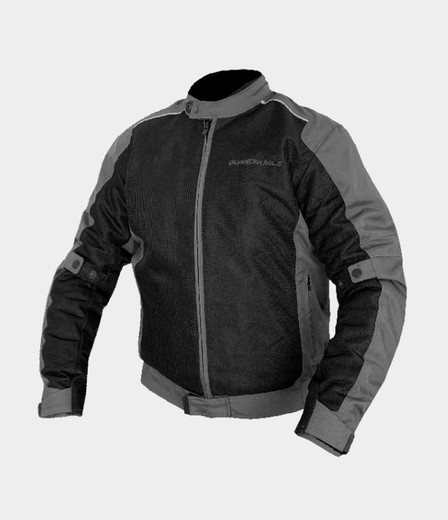 Chaqueta de hombre perforada Quartemile Tracer  Man  Negro/Gris