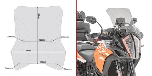 Cupula ahumada ktm 1290 super adventure s/r (17 > 20)