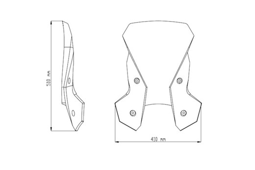 CUPULA TOUR KTM 1050 ADV/ 1190 ADV/ 1290 S.ADV/T