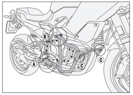 Defensas motor BMW F 900 XR (20 > 23)