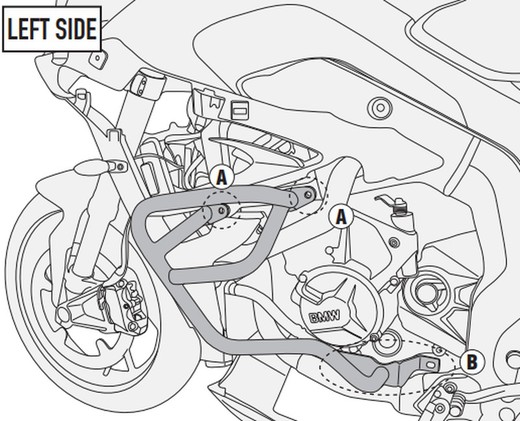 Defensas motor BMW S 1000 XR (15 > 19)