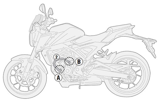 Defensas motor honda cb 125 r 18>20