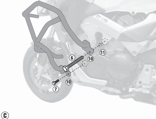 Defensas motor Honda Crossrunner 800 (15 > 20)