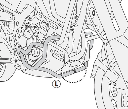 Defensas motor inox H.CRF1000L Africa Twin Adventure Sports (18 > 19)