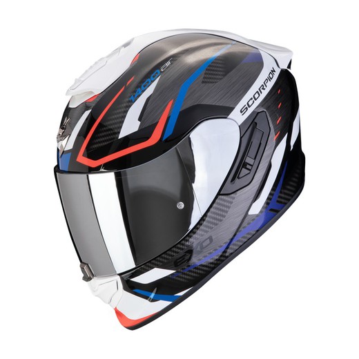 Casco Scorpio EXO-1400 EVO AIR ACCORD Negro-Azul-Blanco