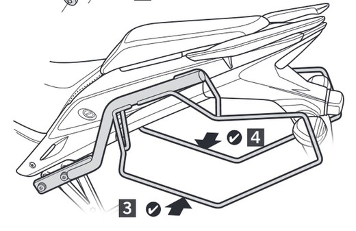 Side Bag Holder Honda Cb500F '14