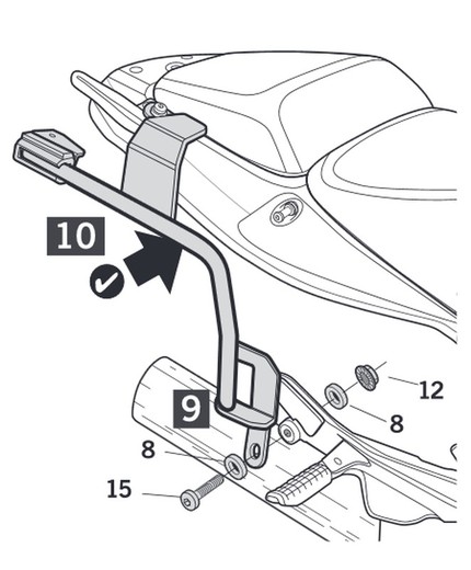 3P System Honda Cbf 600'07