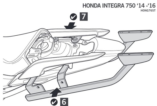 TOP MASTER HONDA INTEGRA 750 '16