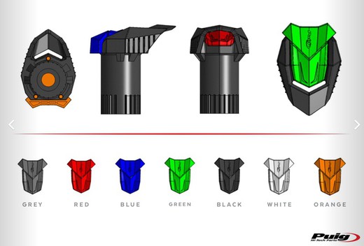 Juego de gomas de recambio o sustitución para protector de motor R19