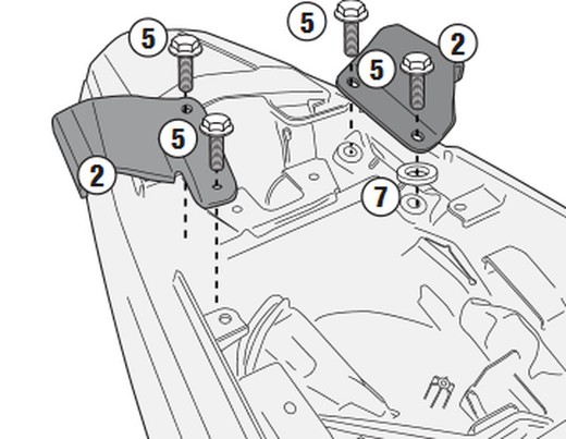 Kit muntatge de l'plx sense l'adaptador 1121fz