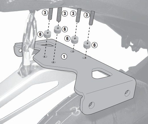 Kit muntatge de l'plx1152 sense l'adaptador 1152fz