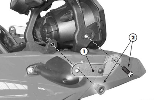 Kit anclajes bmw f 650 gs 08>17