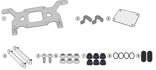 Kit  montaje del s250 honda.ncx.750 2021