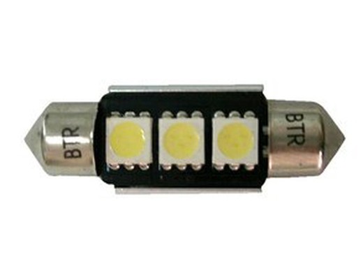 Led tipo plafonier de 36mm con 3 leds de alta intensidad con can-bus