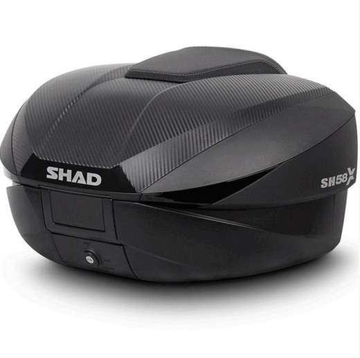 Baúl shad top case sh58x Carbono Expandible 58L