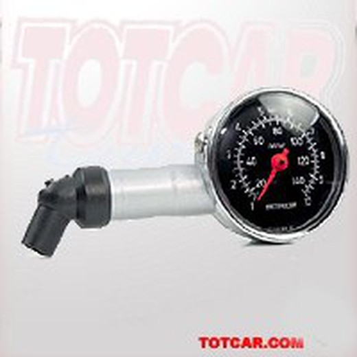 Medidor de presión para neumáticos motometer metal