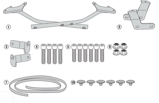 Soporte maleta givi honda.ncx/s.750 16>20