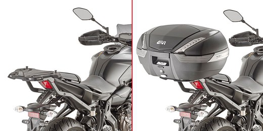 Adaptador parrilla yamaha mt07 18> y 21>